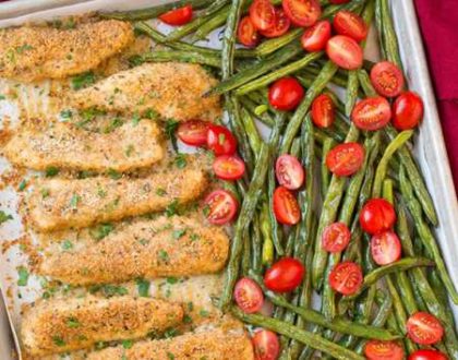 Chicken Tenders with Green Beans and Pepitas (Ideal Protein)