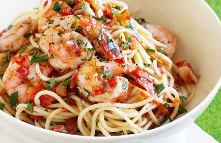 Shrimp and Crab Spaghetti – What's For Supper