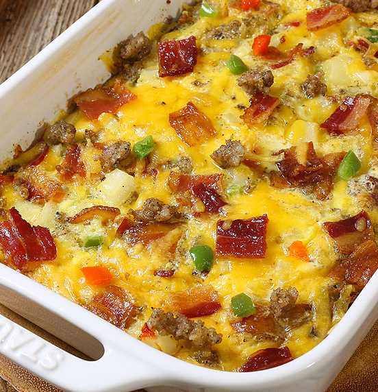 Sausage and Egg Breakfast Casserole for Two – What's For Supper